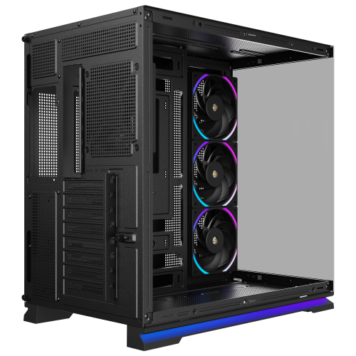 Powercool Plasma Mid Tower Gaming Case - Black 